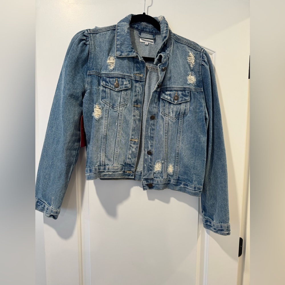 Moon River Classic Blue Denim Jacket
